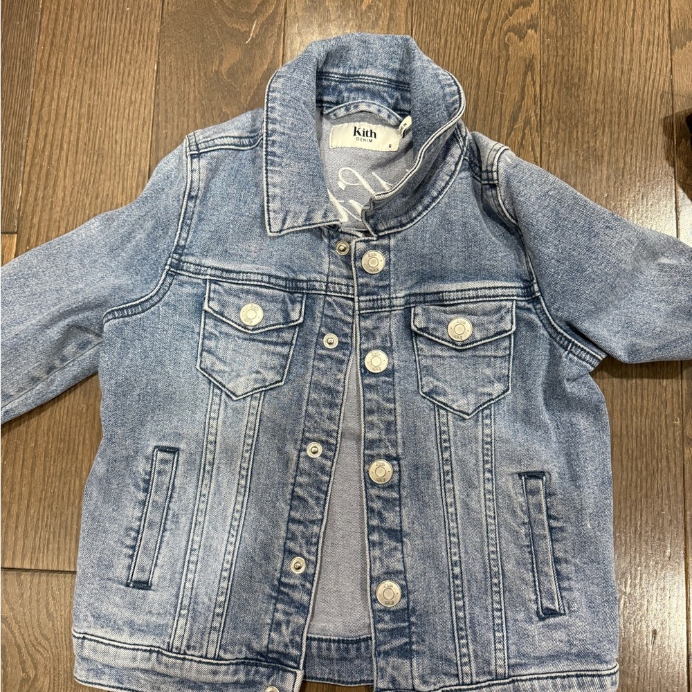 Kith Kids Light Blue Jean Jacket